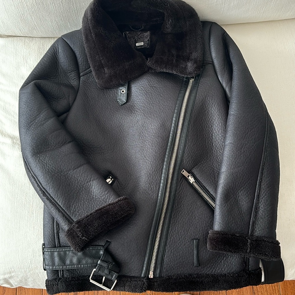 Zara Faux Stearling Jacket
